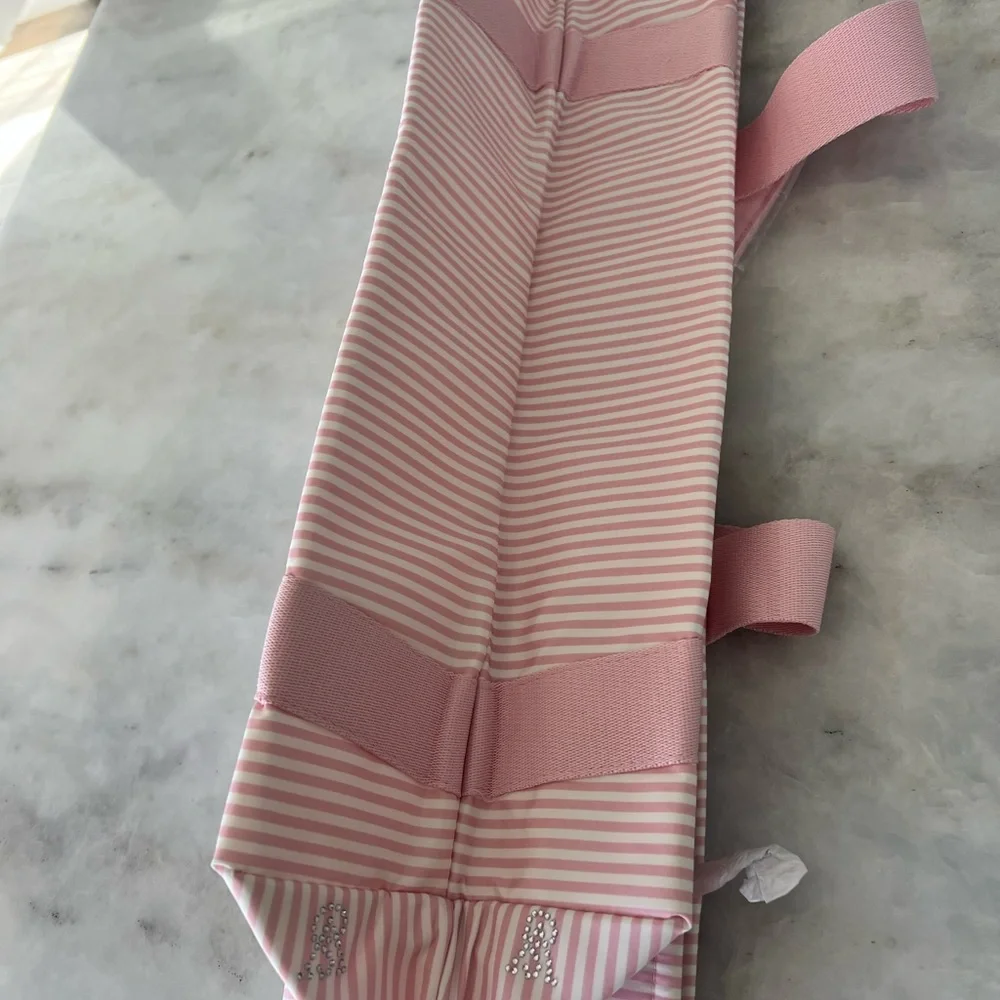 Victoria's Secret Pink and White Striped Tote - Picture 4 of 4